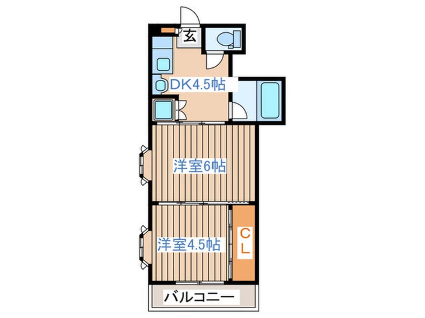 間取図 シャングリラ大和町