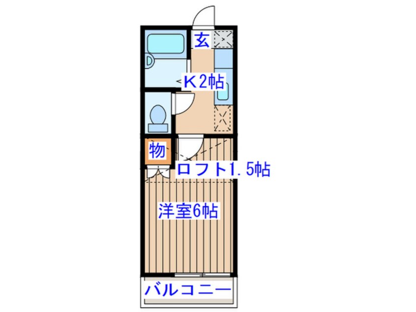 間取図 メゾン中城