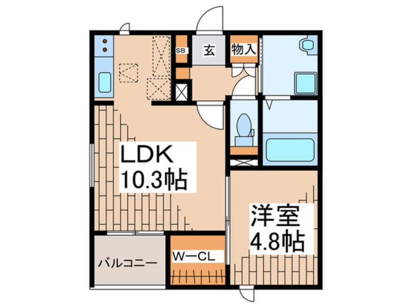 間取図 Horizon　Hills　利府