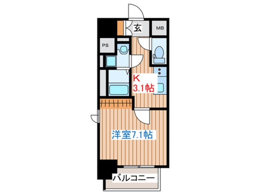 間取図 Brighton East