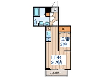 間取図 Meridian多賀城山王参番館