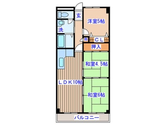 間取図 グランドール広瀬