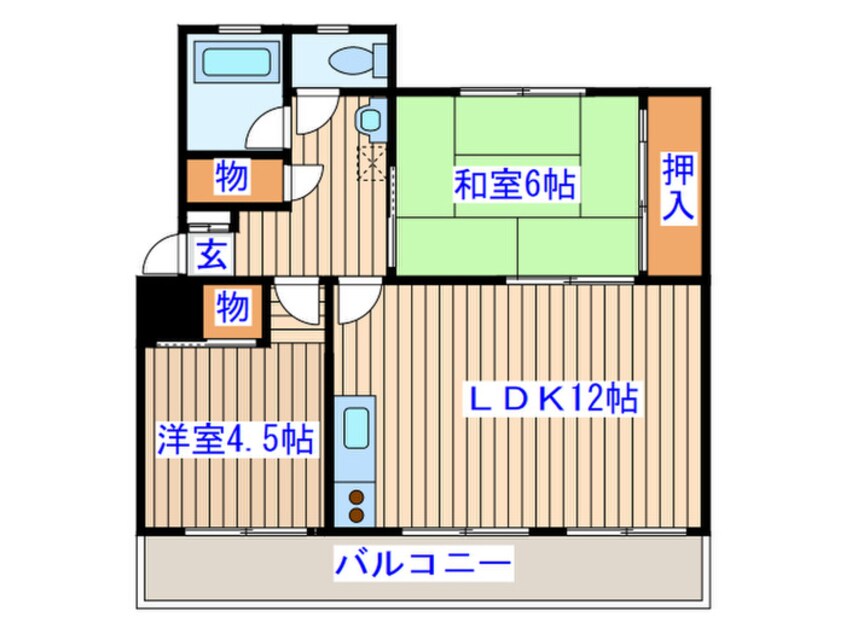 間取図 山和コーポ