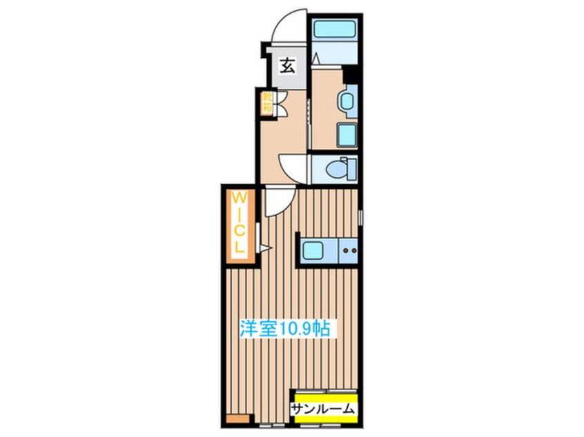 間取図 ビューシティ泉Ⅱ