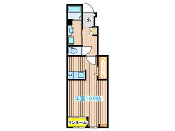 間取図 ビューシティ泉Ⅱ