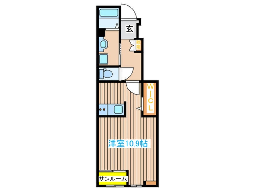 間取図 ビューシティ泉Ⅱ