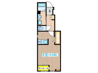 間取図 ビューシティ泉Ⅱ