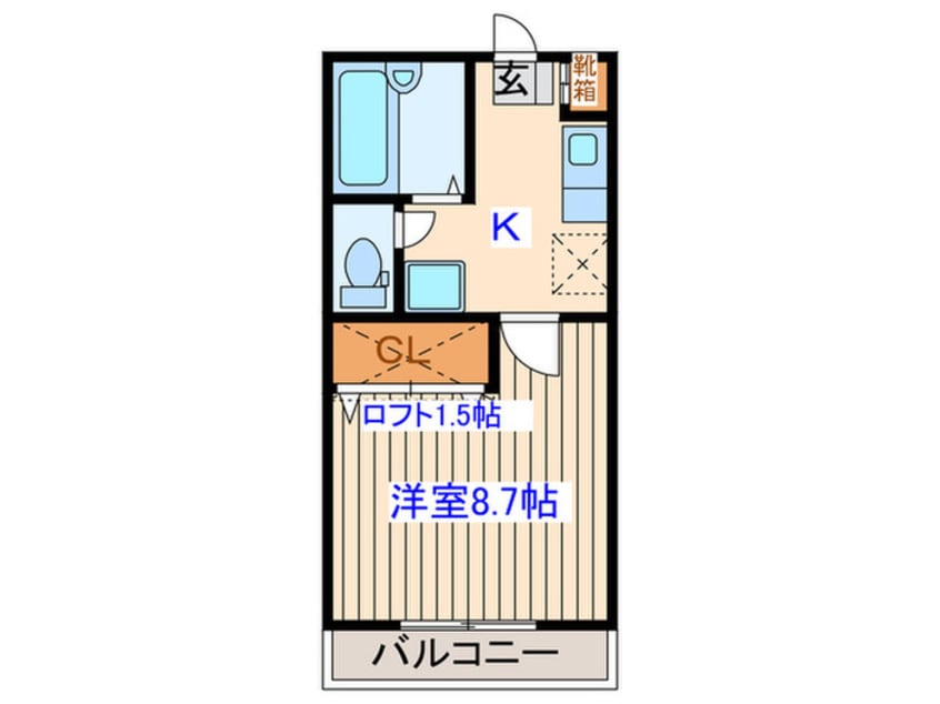 間取図 ノ－ブルカ－サ川平