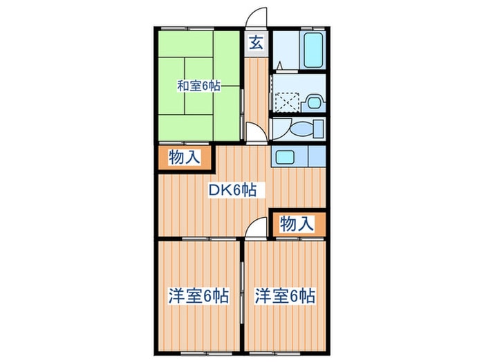 間取り図 Ｋハイツ