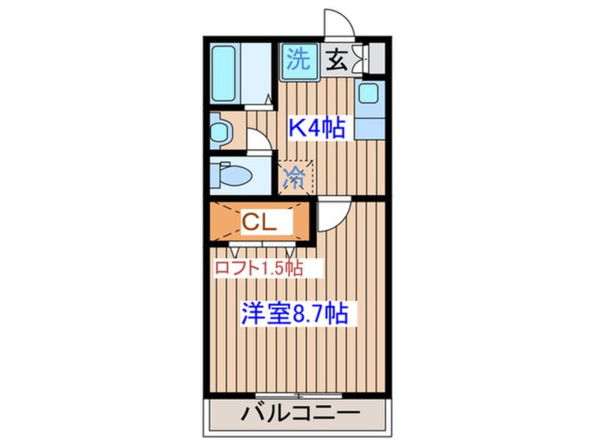 間取図 ノ－ブルカ－サ川平Ⅱ