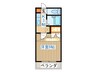 ＣＡＳＴＯＲ　ＣＯＵＲＴ 1Kの間取り