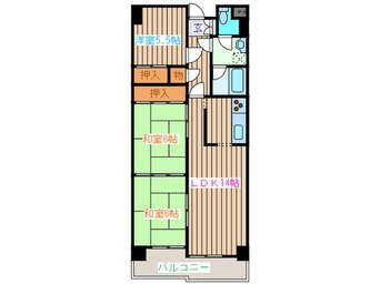 間取図 ラバレー東仙台