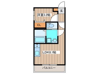 間取図 フォリアビレッジ長町南B