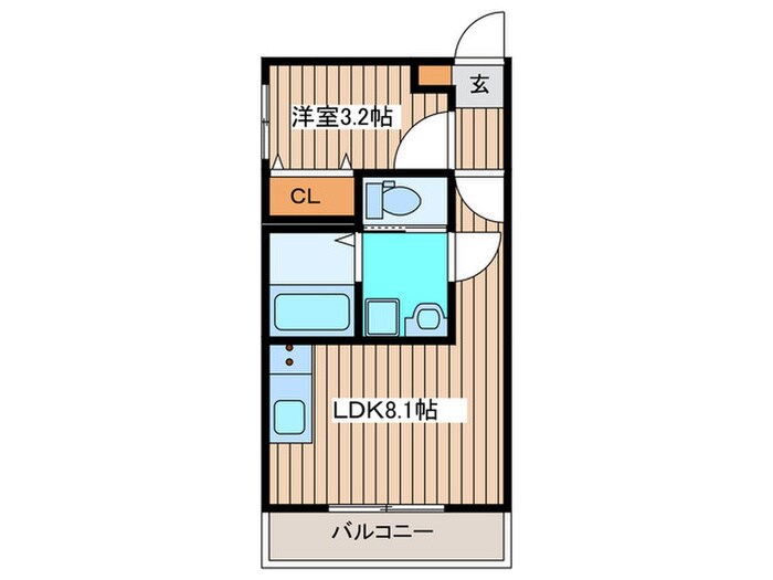 間取り図 フォリアビレッジ長町南B