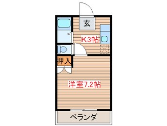 間取図 ４１７ハイツ