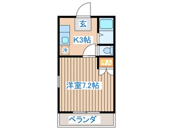 間取図 ４１７ハイツ