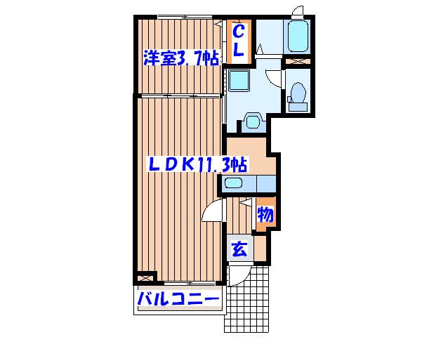 間取り図 クレメント杜の丘