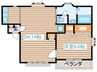ハイツサンフラワ－Ａ 1DKの間取り