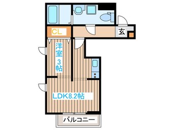 間取図 Meridian吉岡弐番館