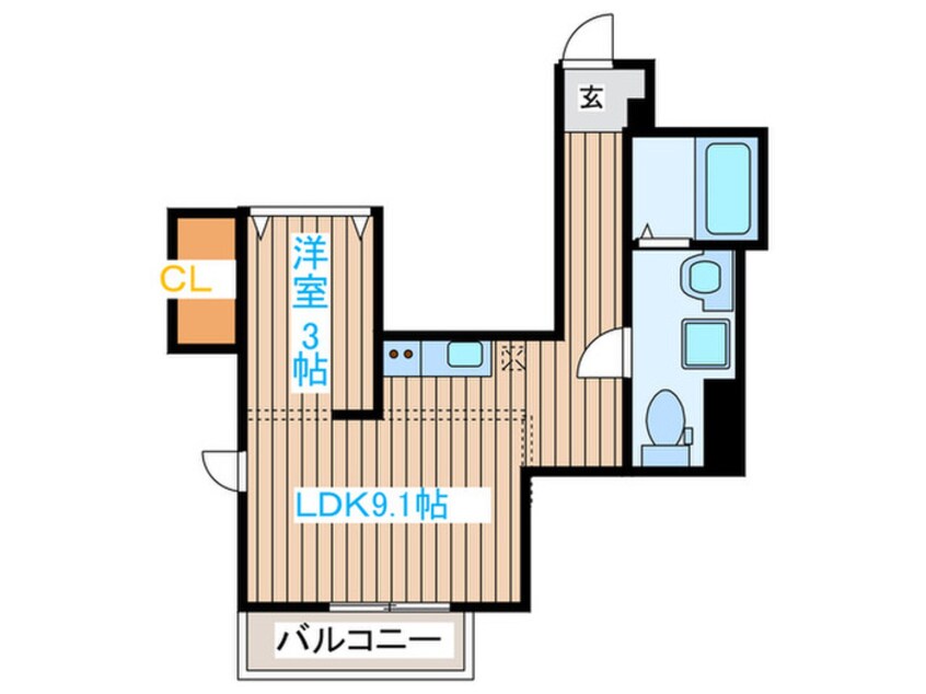 間取図 Meridian吉岡弐番館