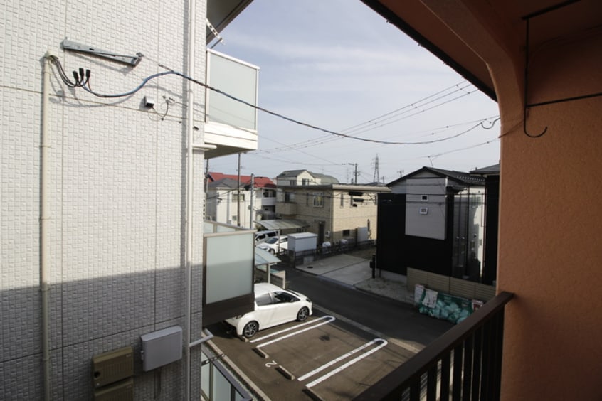 室内からの展望 コ－ポユキ
