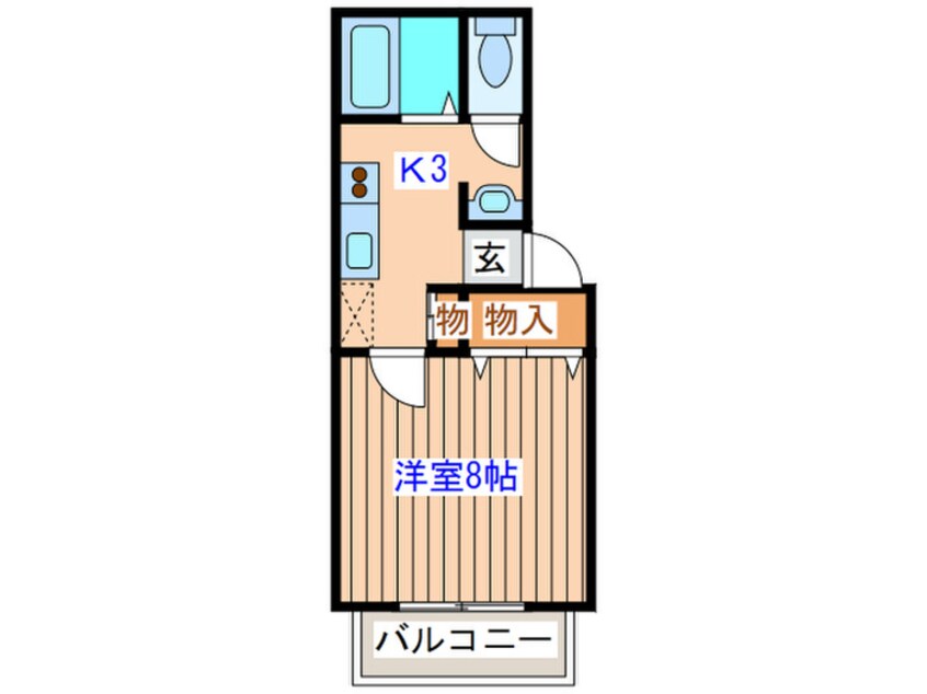 間取図 パストラ－レ八乙女