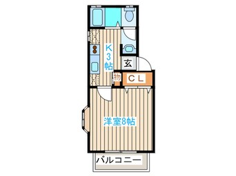 間取図 パストラ－レ八乙女