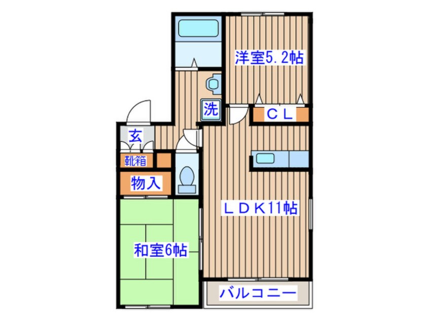 間取図 アバンティ５０