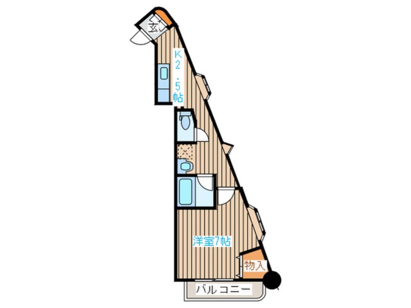 間取図 ハッピネス泉中央