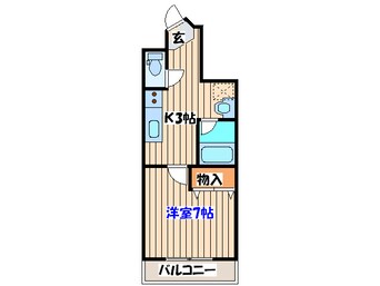 間取図 ハッピネス泉中央