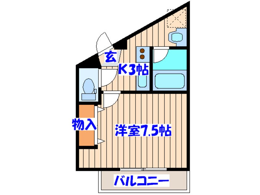 間取図 ハッピネス泉中央