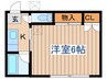 Ｂｏｎハイツ 1Kの間取り