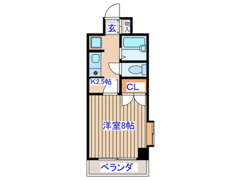 間取図 フロレセル宮城野