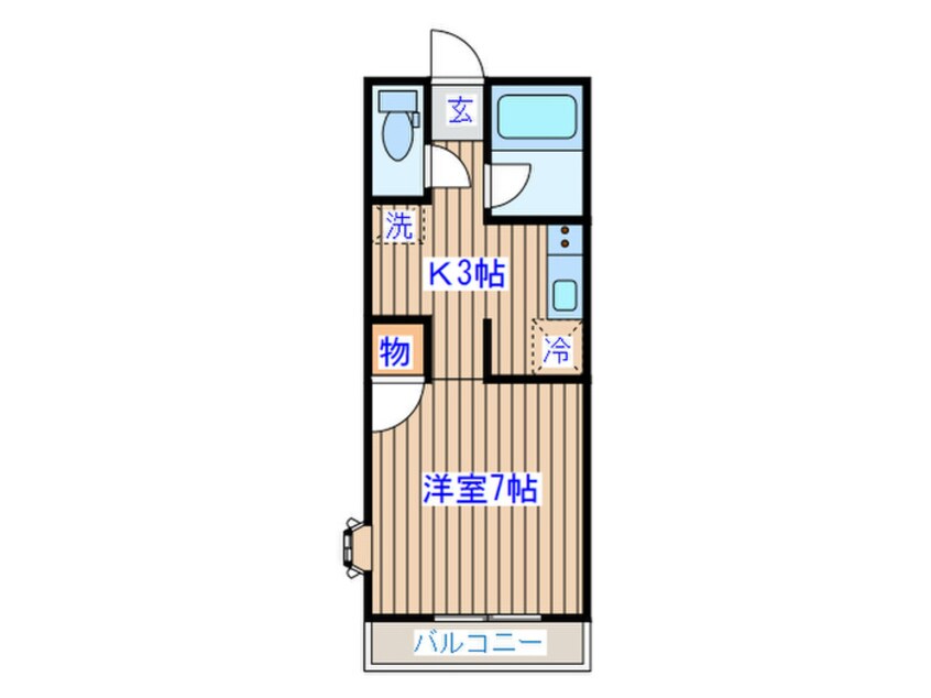 間取図 パートナーイン梅田