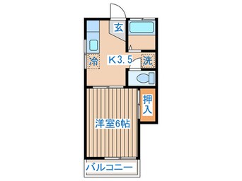 間取図 コーポ畠山