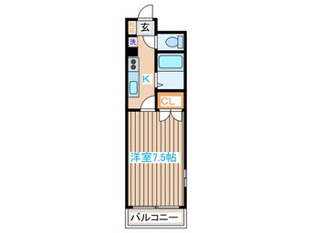 間取図 ラシ－ヌ木町通