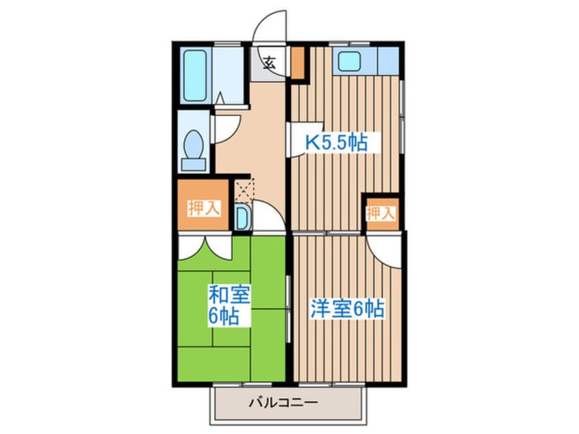 間取図 石堂ハイツ