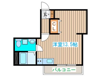 間取図 メリディアンなないろの里伍番館