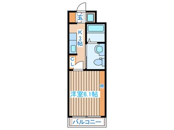 間取図 シャトーレイネA棟