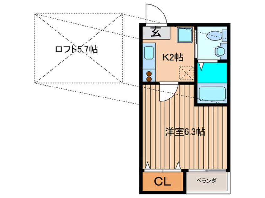 間取図 フォレスト長町