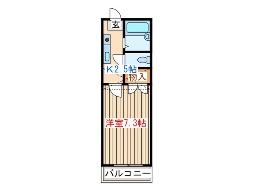 間取図 メゾンド歩坂Ａ棟