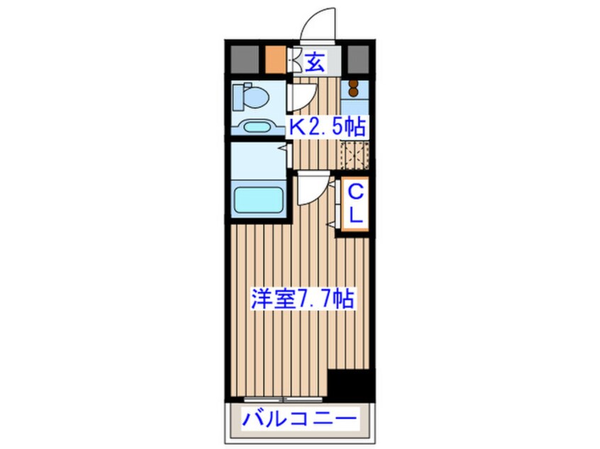 間取図 HF愛宕橋レジデンス