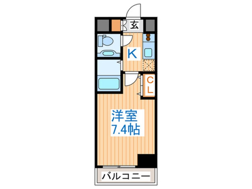 間取図 HF愛宕橋レジデンス