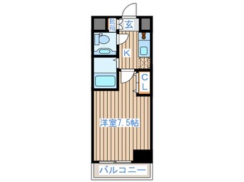 間取図 HF愛宕橋レジデンス