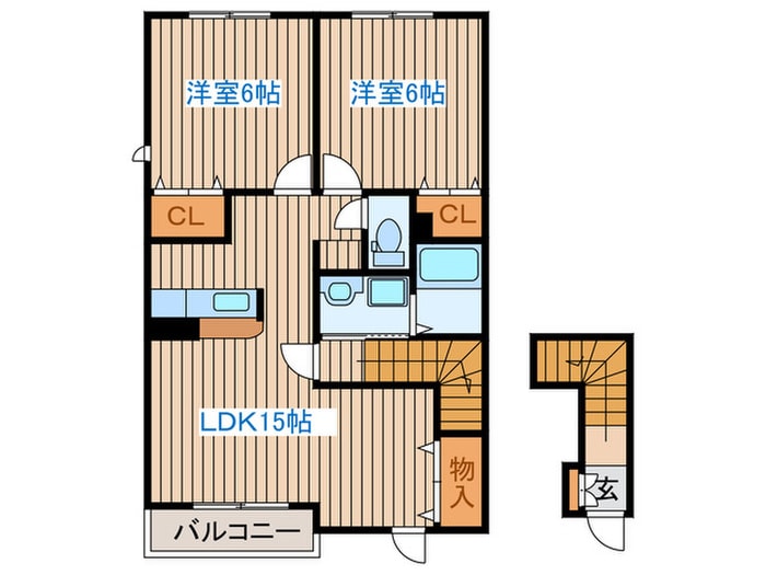 間取り図 Ｌａｕｒｅｌ　Ｆ・Ａ
