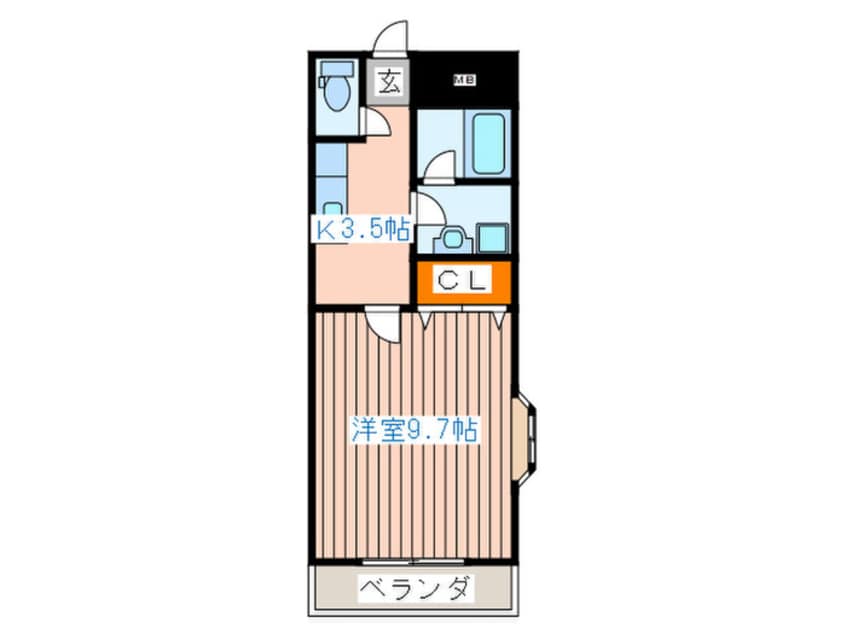 間取図 コンフォ－トプレイス