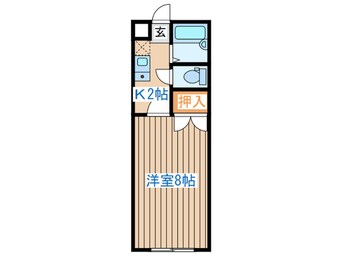 間取図 クラッセ青山Ⅱ