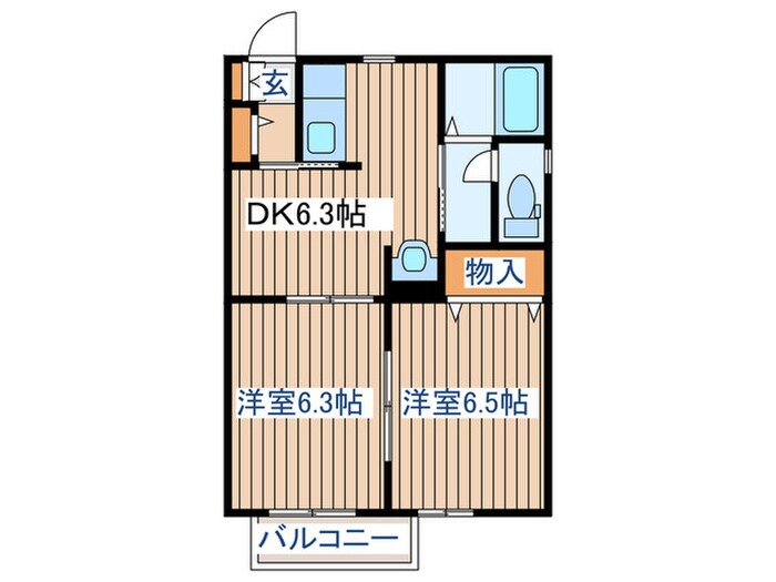 間取り図 シャーメゾン福室