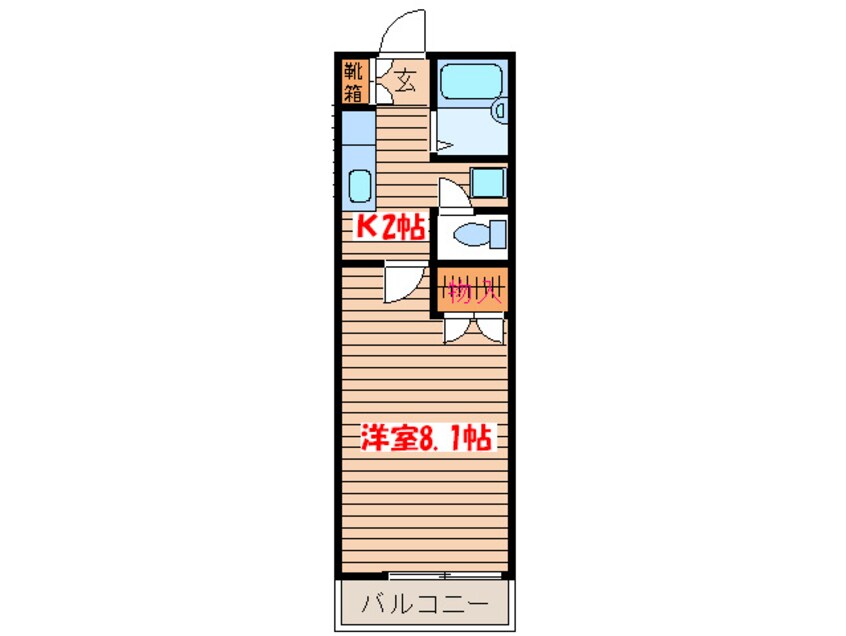 間取図 プリベール仙台21