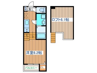 間取図 ハーモニーテラス六丁の目Ⅱ